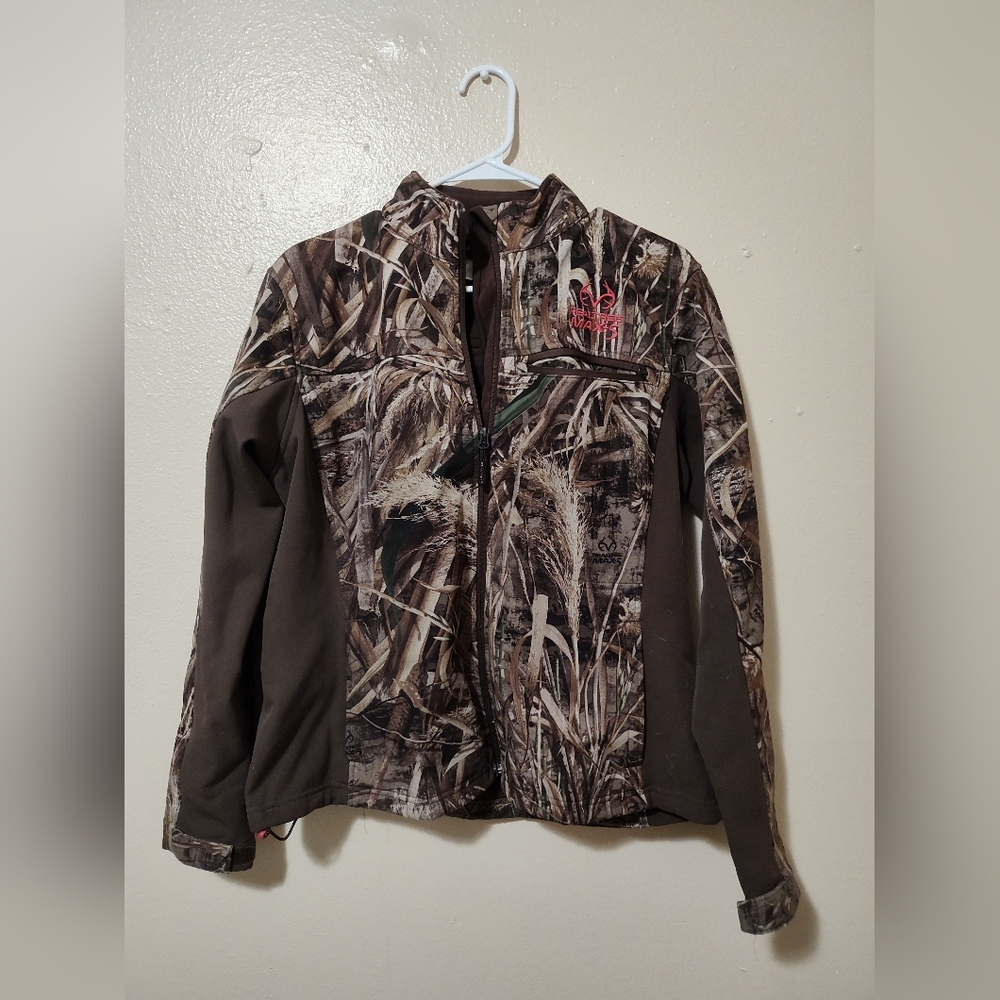 Camo Hunting Jacket with Logo